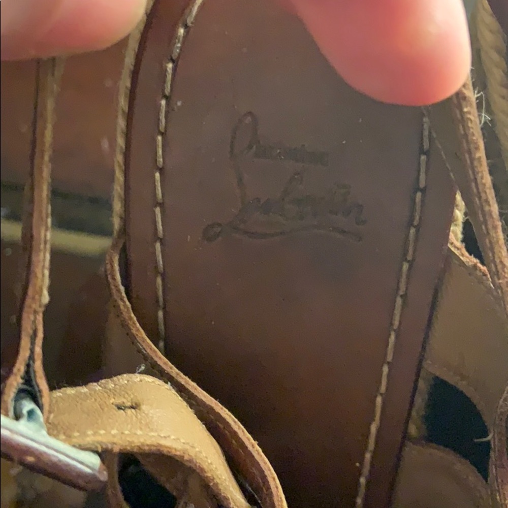 Well loved “Barcelona” wedge Louboutins